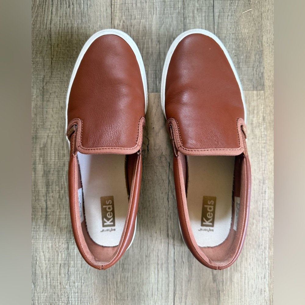 Keds Women’s Slip-On Shoes Cognac Brown